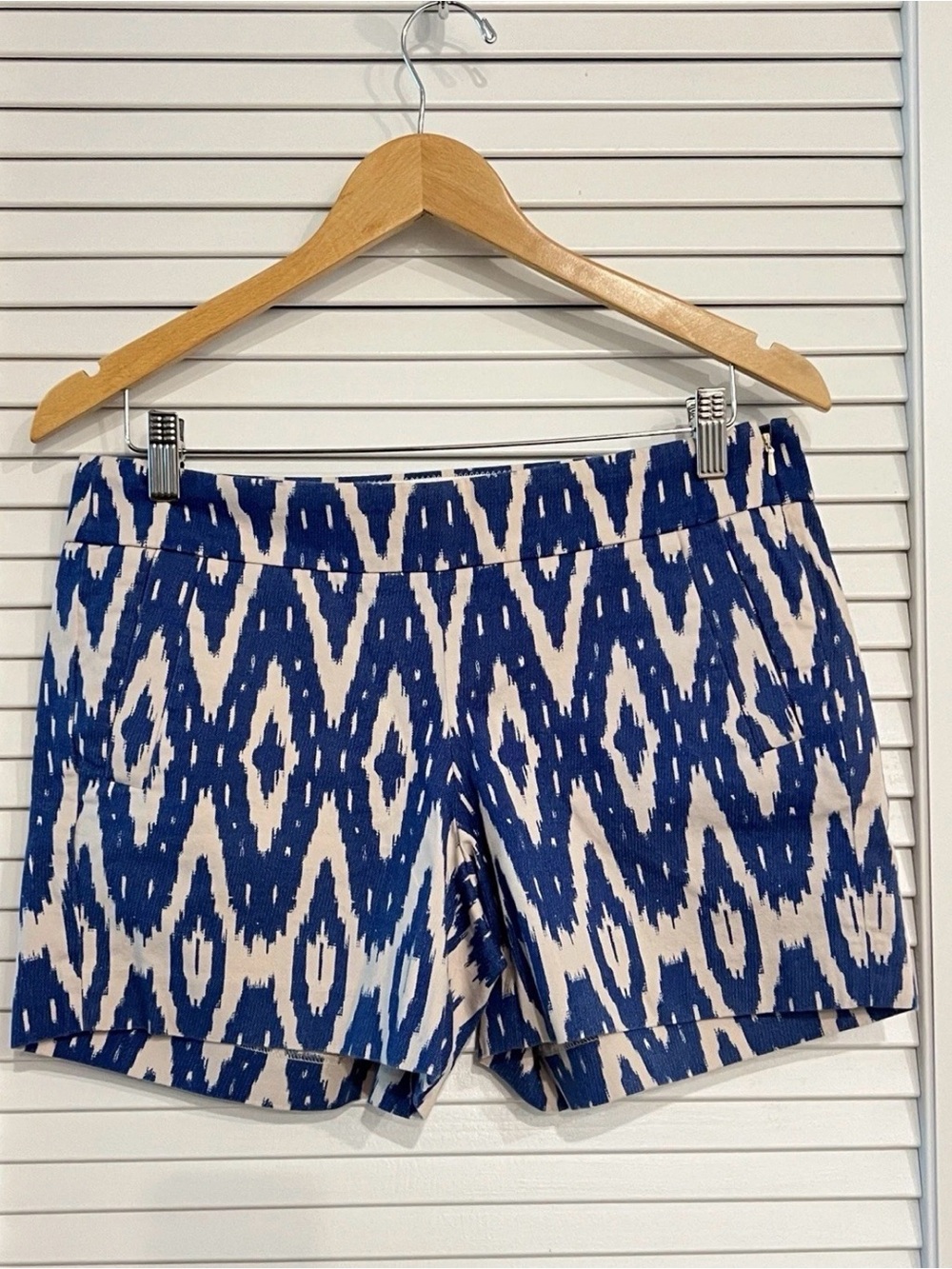 NWT J.Crew Factory Chino City Fit Ikat Shorts